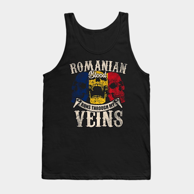 Romanian Blood Runs Through My Veins Tank Top by Mila46